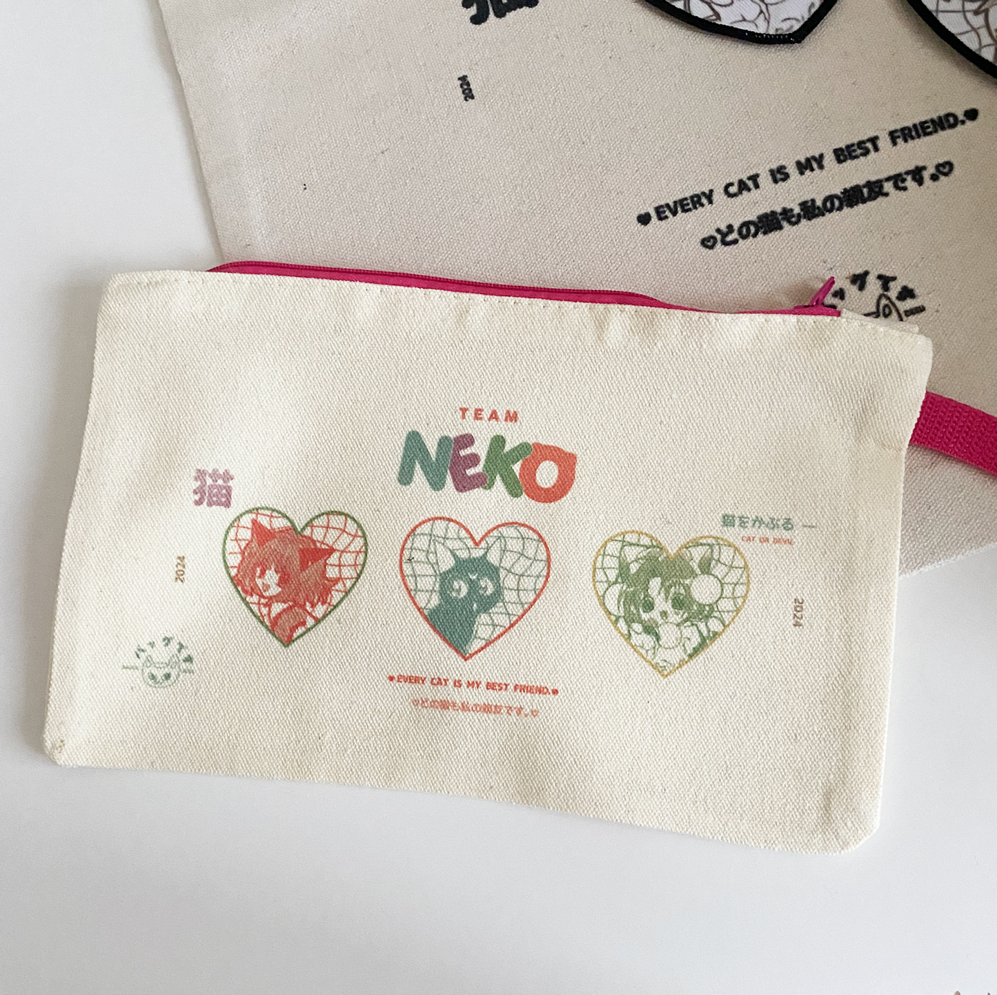 Estuche "Team neko"